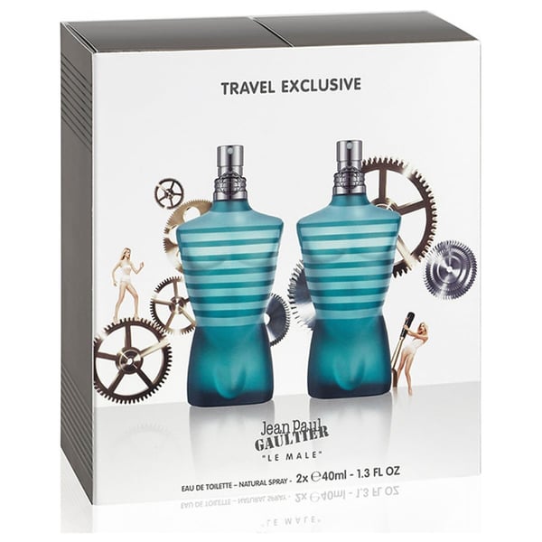 Buy JEAN PAUL GAULTIER LE MALE EDT 2 40 ml TRAVELLERS EXCLUSIVE