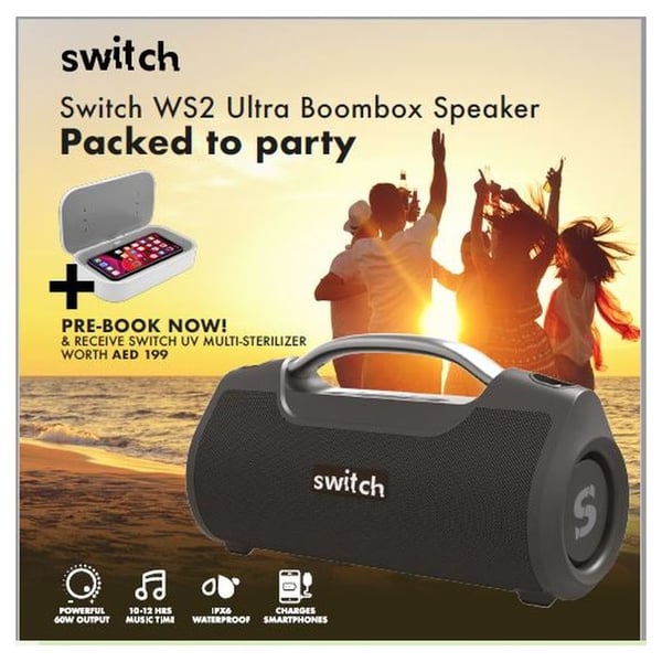 Uv best sale boom speaker