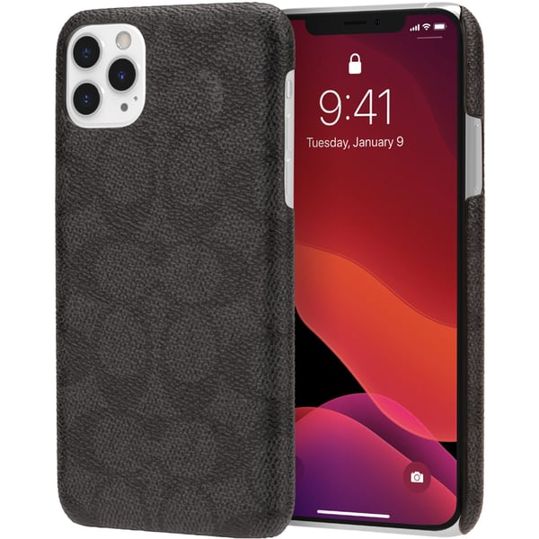 Buy Coach Slim Wrap Case for iPhone 11 Pro Max Signature C Black