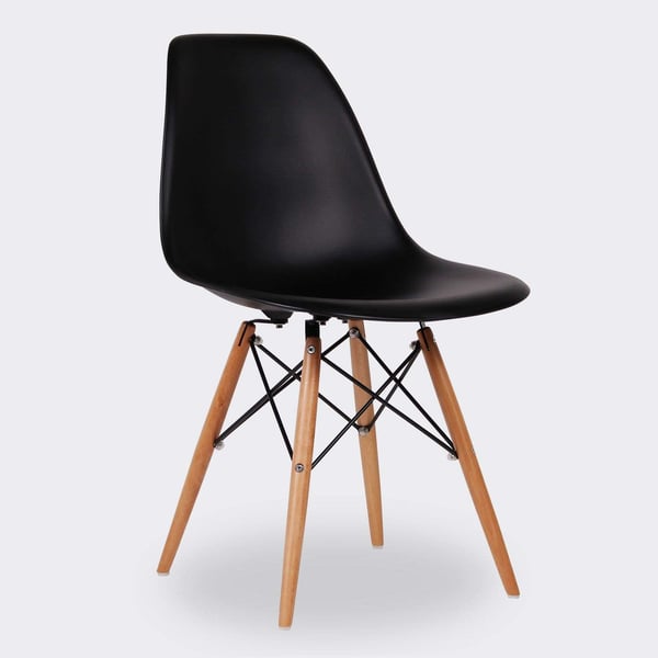 Black deals modern chair