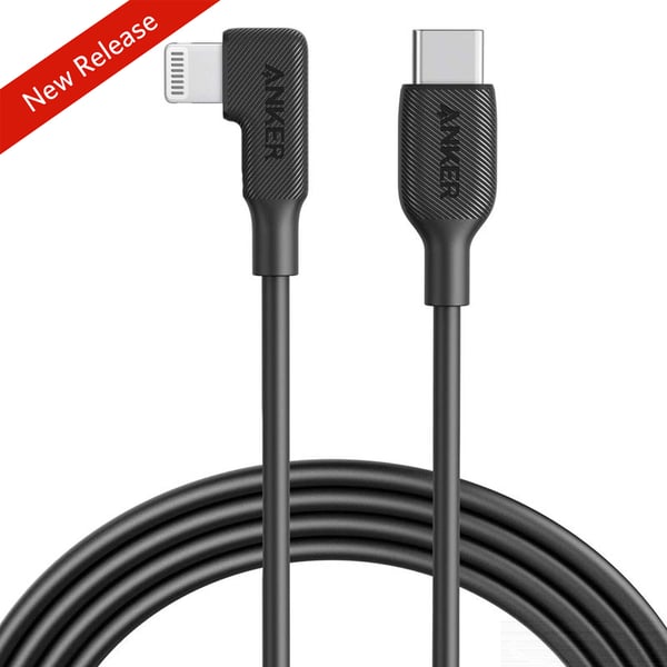 Buy Anker USB-C To 90 Degree Lightning Cable Online In UAE | Sharaf DG