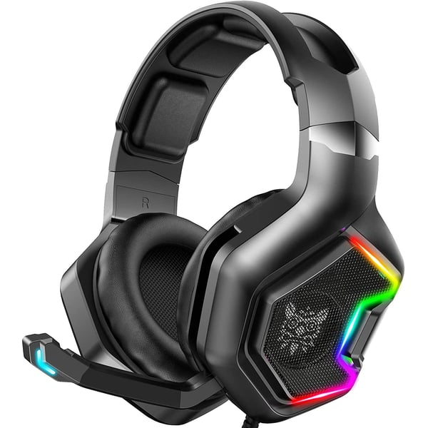 Gaming Headset Gamer 7.1 Surround Sound Rgb Light Game Headphones