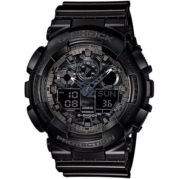 Casio G-SHOCK Men's Analog-digital Black Dial Watch - GA-100CF-1A