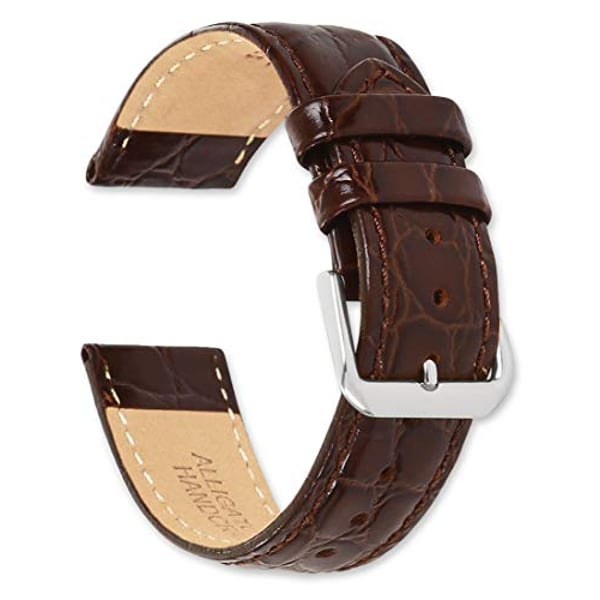 19mm alligator watch strap hot sale