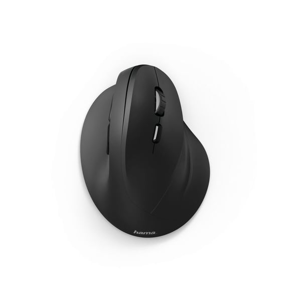 Hama Vertical Ergonomic Wireless Mouse 11.5cm Black