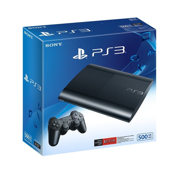 Buy Sony PlayStation 3 500GB System Black Online in UAE | Sharaf DG