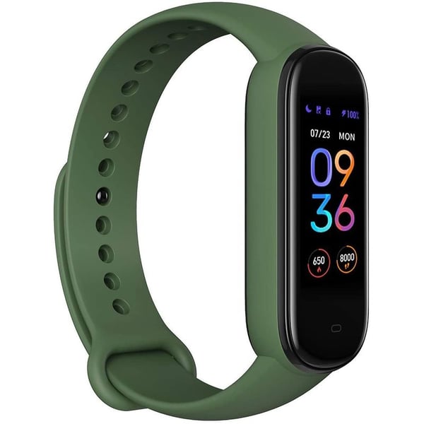 Buy Amazfit A2005 Band 5 Fitness Tracker Olive Online in UAE