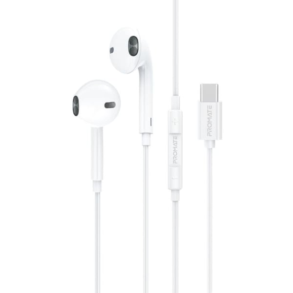Promate Gearpod-C2-W In Ear Type-C Headset White