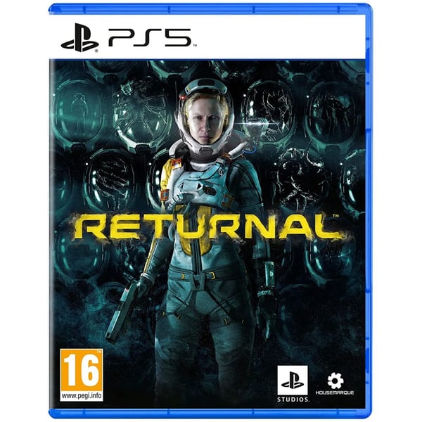 Playstation 5 Playstation 5 PS5 Returnal Game Mode: Single Player | Genre: Shooters | Platform: Playstation 5 | Developer: Housemarque | PEGI/ESRB: 16 | Publisher: Sony Interactive Entertainment