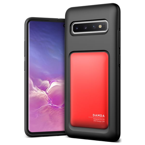 Vrs Design Damda High Pro Shield Designed For Samsung Galaxy S10 Plus Case/cover - Deep Red