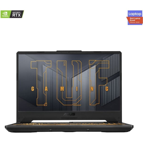 ASUS TUF F15 (2021) Gaming Laptop - 11th Gen / Intel Core i5-11400H / 15.6inch FHD / 8GB RAM / 512GB SSD / 4GB NVIDIA GeForce RTX 3050 Graphics / Windows 10 Home / English & Arabic Keyboard / Eclipse Grey / Middle East Version - [FX506HC-HN002T]