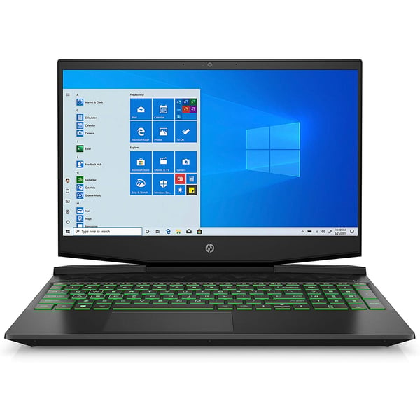 HP Pavilion (2020) Gaming Laptop - 10th Gen / Intel Core i5-10300H / 15.6inch FHD / 256GB SSD / 8GB RAM / 4GB NVIDIA GeForce GTX 1650 Graphics / Windows 10 / English Keyboard / Black - [15-DK1056]