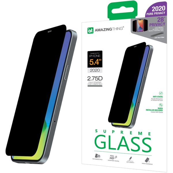 iPhone 12 mini EZ Tempered Glass Screen Protector - 2 Pack (5.4