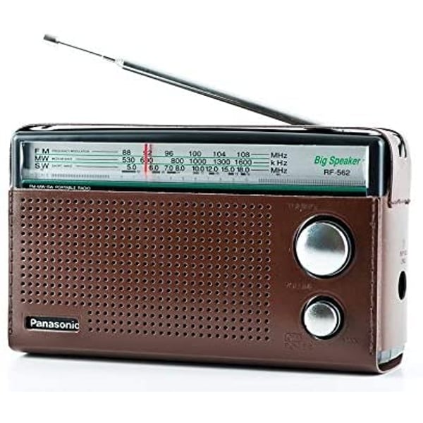 Buy Panasonic 3 Band Portable Radio (Model: Rf-562Dgc1-K), Brown ^DVD &  Blu-ray Players Online in UAE