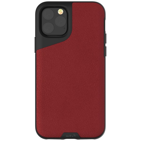 Mous Contour Designed For Iphone 11 Pro Cover/case - Red Leather
