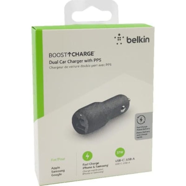 Belkin Boost Charge Dual USB Car Charger Black
