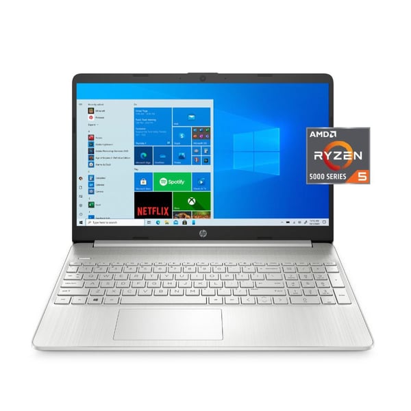 HP (2021) Laptop - AMD Ryzen 5-5500 / 15.6inch FHD / 256GB SSD / 8GB RAM / Windows 10 Home / Silver - [15-EF2127WM]