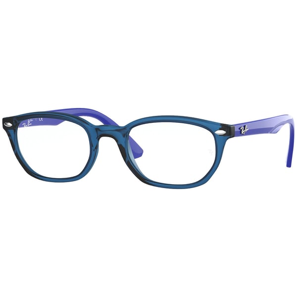 Buy Rayban Rectangle Transparent Blue For Kids Frame Online in UAE ...