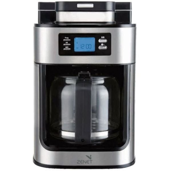 Zenet Coffe Maker With Grinder ZCM-60G