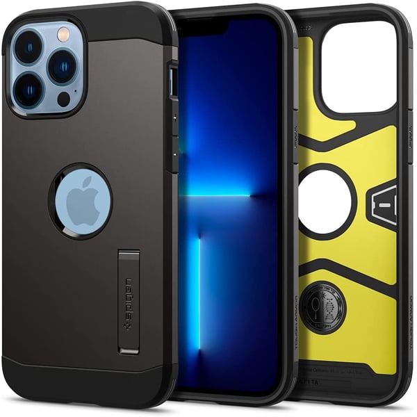 Spigen Tough Armor Designed For Iphone 13 Pro Max Case Cover With Extreme Impact Foam - Gunmetal