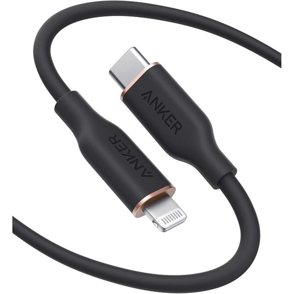 Anker Powerline III Flow USB-C To Lightning Cable 0.9m Black