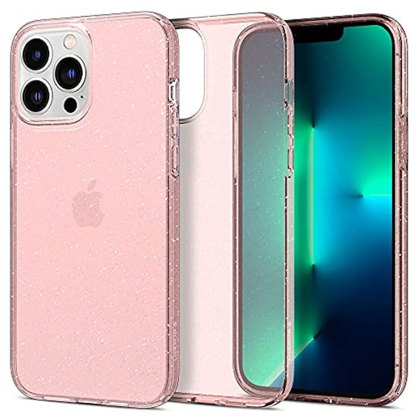 Spigen Liquid Crystal Glitter Designed For Iphone 13 Pro Case Cover - Rose Quartz