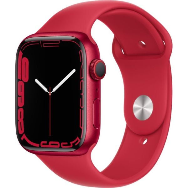 Buy Apple Watch Series 7 GPS Cellular 41mm PRODUCT RED Aluminium Case with PRODUCT RED Sport Band Middle East Version Online in UAE Sharaf DG