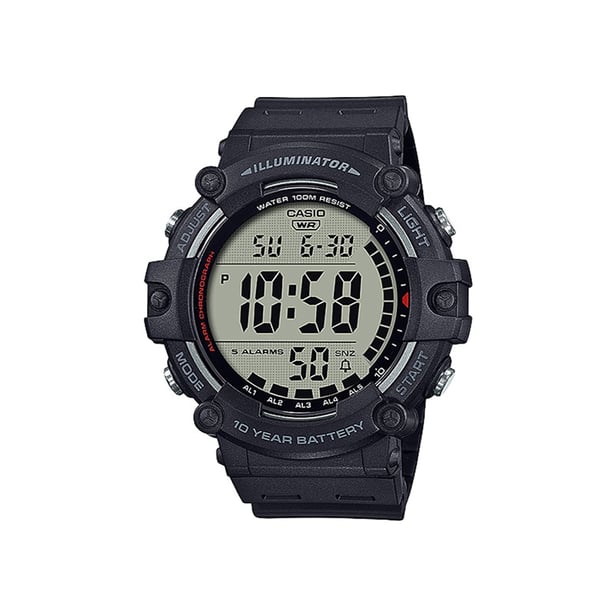 Casio quartz best sale resin casual watch