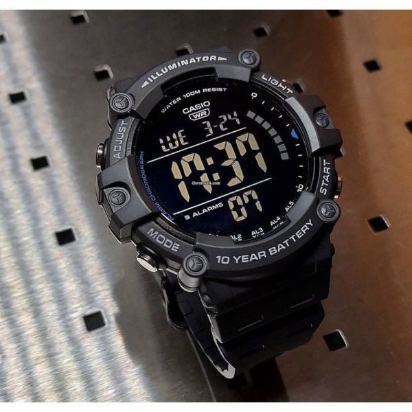 Casio black watch price best sale