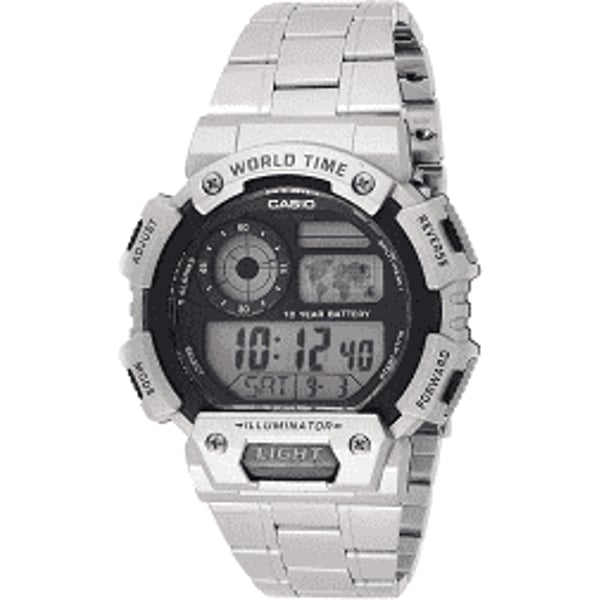 Casio stainless store steel band