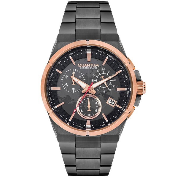 Buy Quantum Men’s Chronograph Grey Dial Watch – HNG809.850 Online in ...