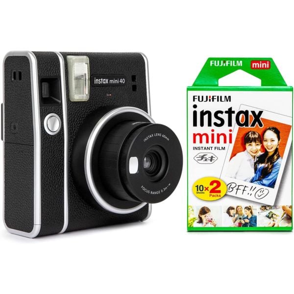 Fujifilm INSTAX Mini40 Instant Film Camera + 20 Sheets