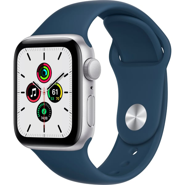 Buy Apple Watch SE GPS 40mm Silver Aluminum Case With Abyss Blue