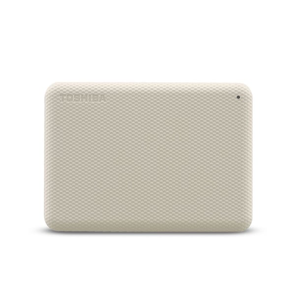 Toshiba Canvio Advance Portable Hard Drive USB3.2 1TB Light Beige HDTCA10EW3AA