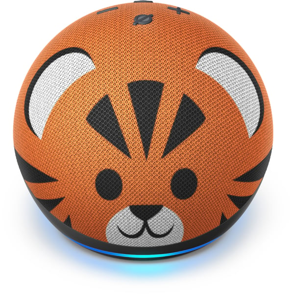 Amazon Echo Dot 4th Gen Kids Edition Designed For Kids With Parental Controls - Tiger