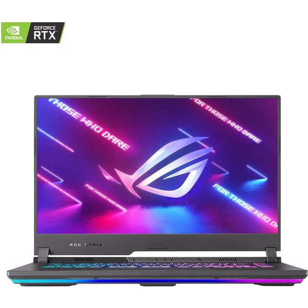 ASUS ROG Strix G15 (2020) Gaming Laptop - AMD Ryzen 7-4800H / 15.6inch FHD / 16GB RAM / 1TB SSD / 4GB NVIDIA GeForce RTX 3050 Ti Graphics / Windows 11 Home / English & Arabic Keyboard / Eclipse Grey / Middle East Version - [G513IE-HN006W]