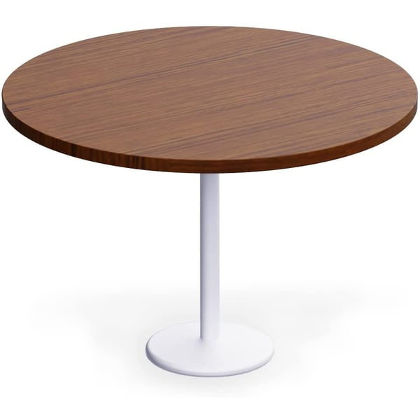 Buy Mahmayi Dec500E Darkwalnut Round Pantry Table With Circular Base ...