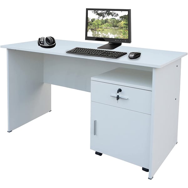 Writing table deals with drawers