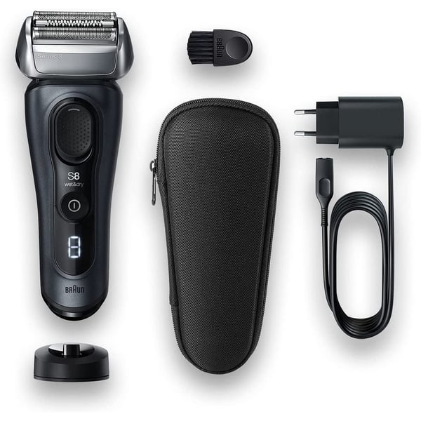 Braun Series 8 Wet & Dry Shaver with Charging Stand & Travel Case 8413S