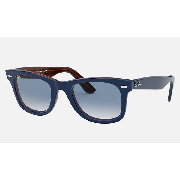 Ray Ban Sunglasses Rb2140f 127873f Size 52 Frame Colour Polished Blue With Lens Light Blue Unisex