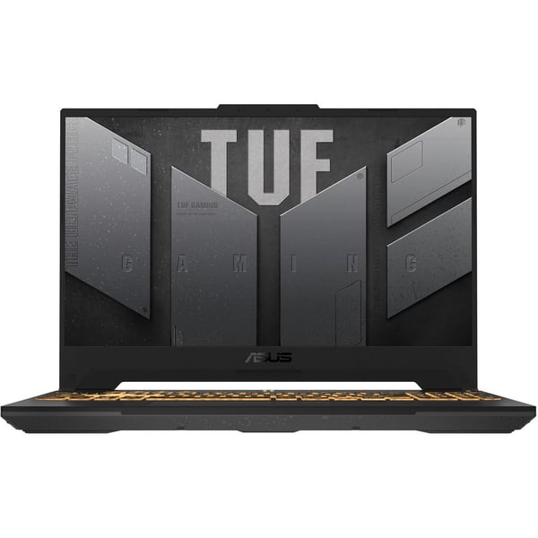 ASUS TUF F15 (2022) Gaming Laptop - 12th Gen / Intel Core i7-12700H / 15.6inch FHD / 16GB RAM / 512GB SSD / 4GB NVIDIA GeForce RTX 3050 Ti Graphics / Windows 11 Home / English & Arabic Keyboard / Grey / Middle East Version - [FX507ZE-HN031W]