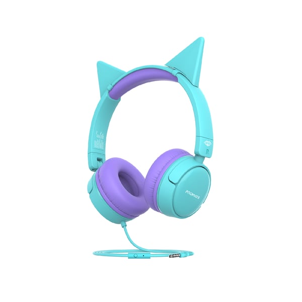 Buy Promate Wired Kids Headphones Premium Detachable Cat Ear Kids