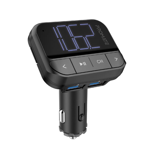 Bluetooth FM Transmitter for Car, Wireless Radio Adapter Car Music Player  Car Receiver with Bluetooth FM Frequency Support Hands Free Call,Car  Charger