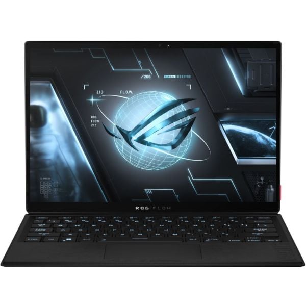 ASUS ROG Flow Z13 (2022) Gaming Laptop - 12th Gen / Intel Core i5-12500H / 13.4inch WUXGA / 16GB RAM / 512GB SSD / Shared Intel Iris Xe Graphics / Windows 11 Home / English & Arabic Keyboard / Black / Middle East Version - [GZ301ZA-LD109W]