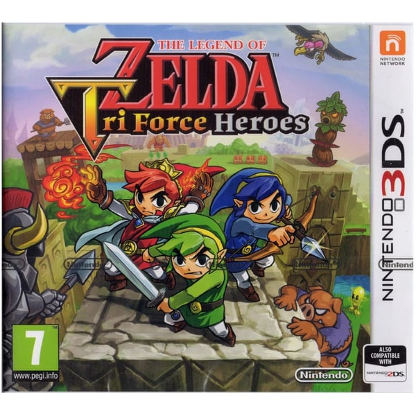 The Legend Of Zelda Tri Force Heroes (Nintendo 3DS)