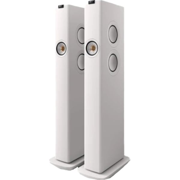 kef Kef LS60 500 WATTS Type: Floor Standing Speaker | Color: White | Audio Output Power: LF: 500 Watts; MF: 100 Watts; HF: 100 Watts
