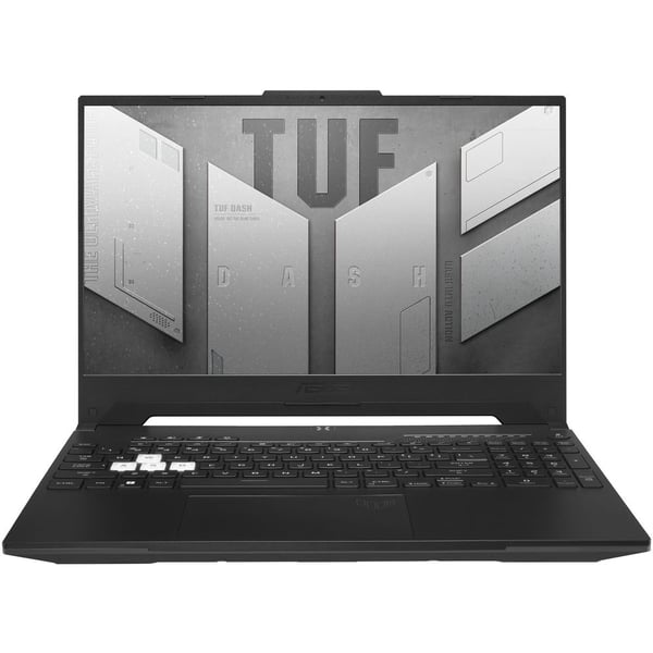 ASUS TUF Dash F15 (2022) Gaming Laptop - 12th Gen / Intel Core i5-12450H / 15.6inch FHD / 8GB RAM / 512GB SSD / 4GB NVIDIA GeForce RTX 3050 Graphics / Windows 11 Home / English & Arabic Keyboard / Black / Middle East Version - [FX517ZC-HN085W]