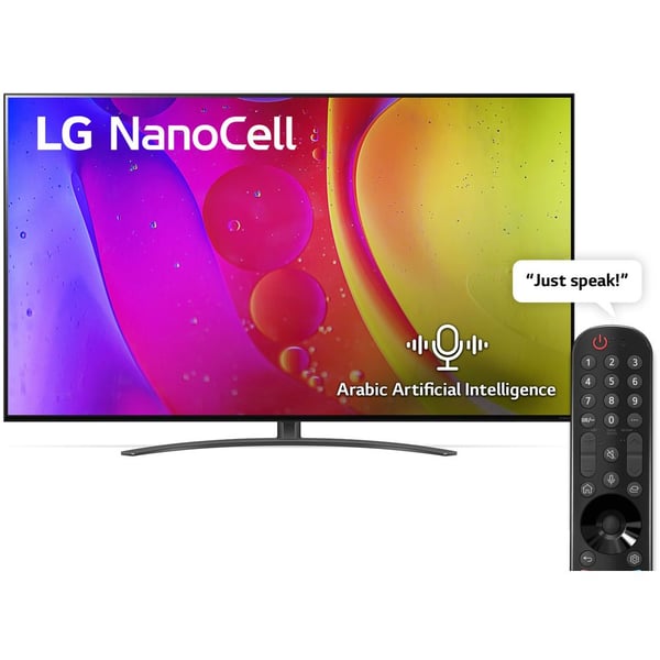 Buy LG NanoCell TV 55 inch NANO84 Series, Cinema Screen Design 4K Active  HDR webOS22 with ThinQ AI 55NANO846QA (2022 Model) Online in UAE