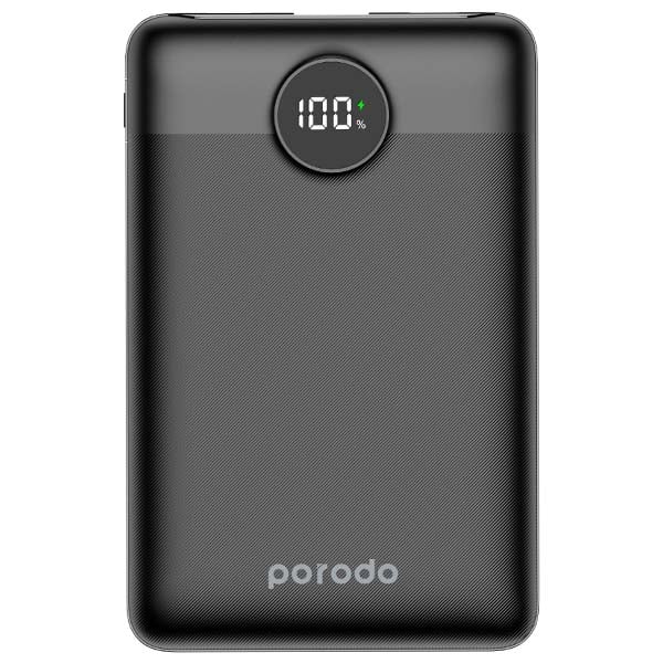 Porodo Power Bank 10000mAh Black PD-PBFCH006-BK