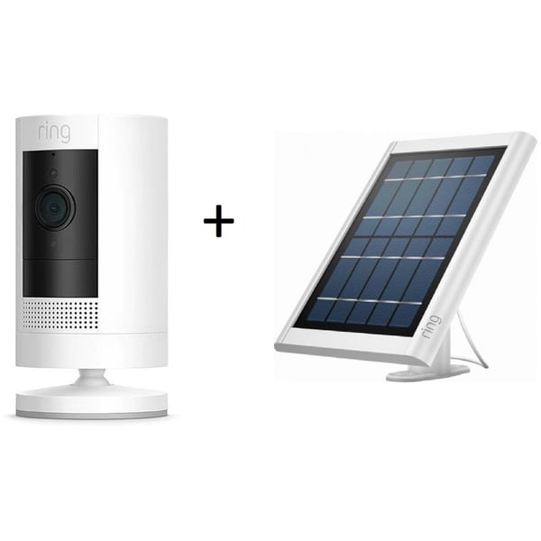 Ring camera best sale and solar panel